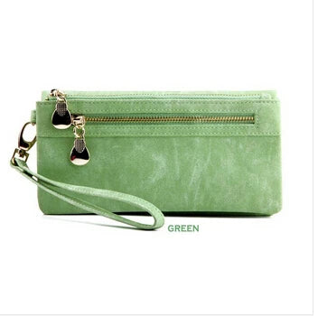 Fashion Women Large Capacity Leather Wallets Lady Purse