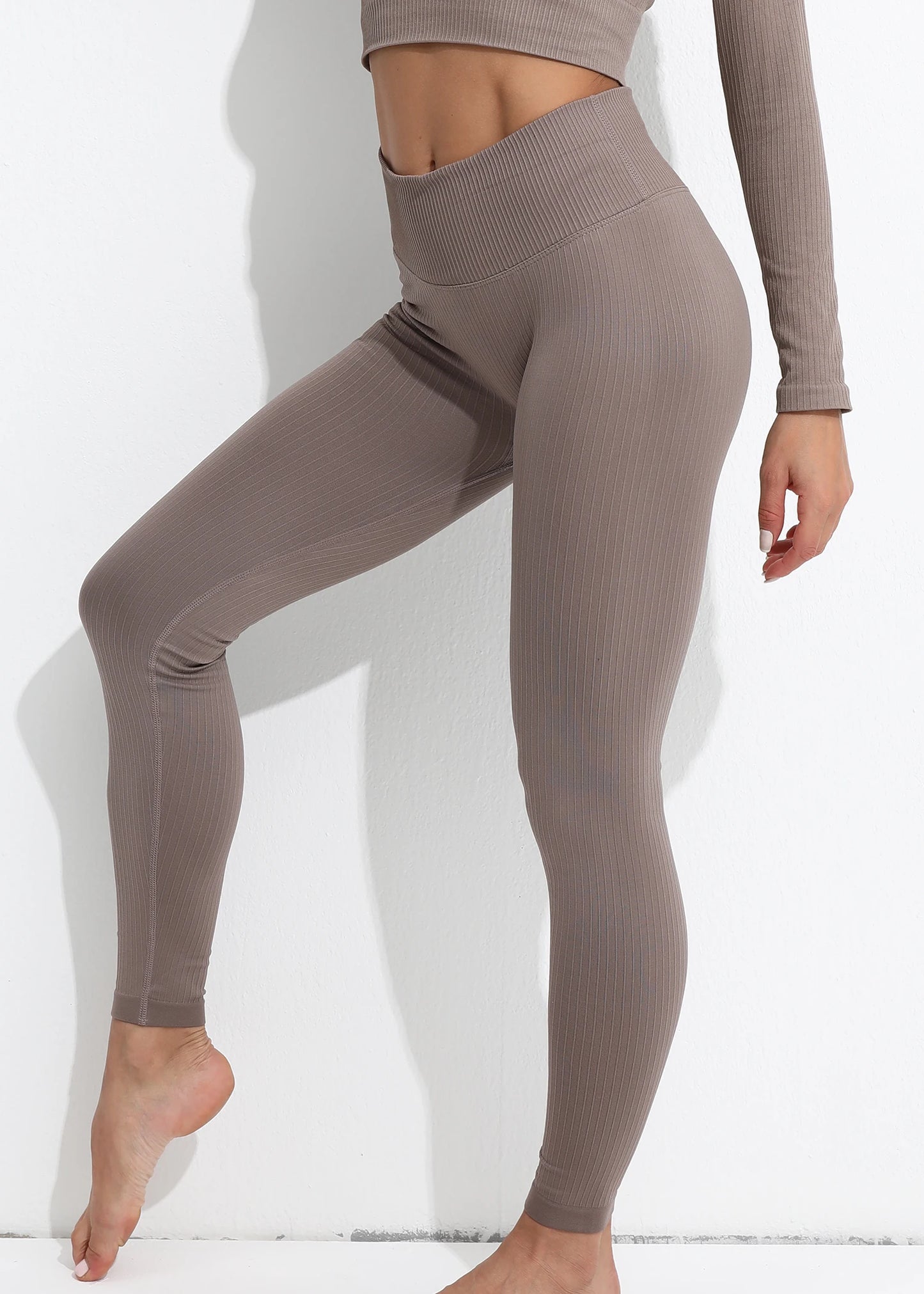 Women's yoga long leggings high-waisted tummy-tightening butt-lifting leggings