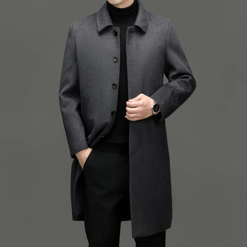 Men's high-end and fashionable cashmere coats