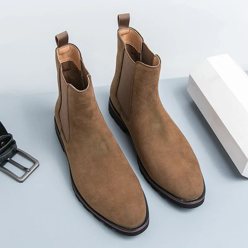Chelsea Boots High End Suede Ankle Boots