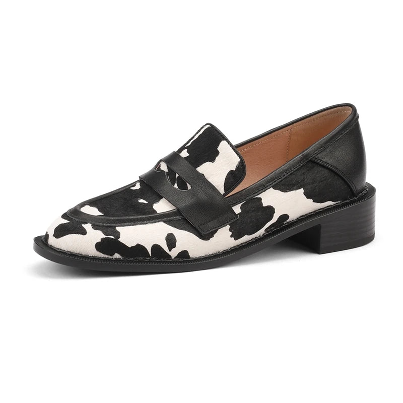 Women's Loafers Leather Non-Slip Boat Shoes