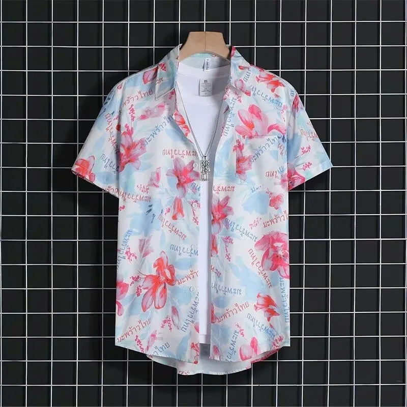 Men's Sportswear Set,Summer Short-sleeved T-shirt