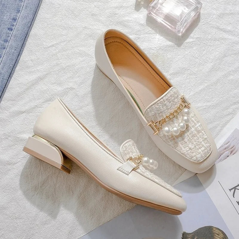 Women's Gentle Style Classic Loafers, Soft Leather Casual Moccasins