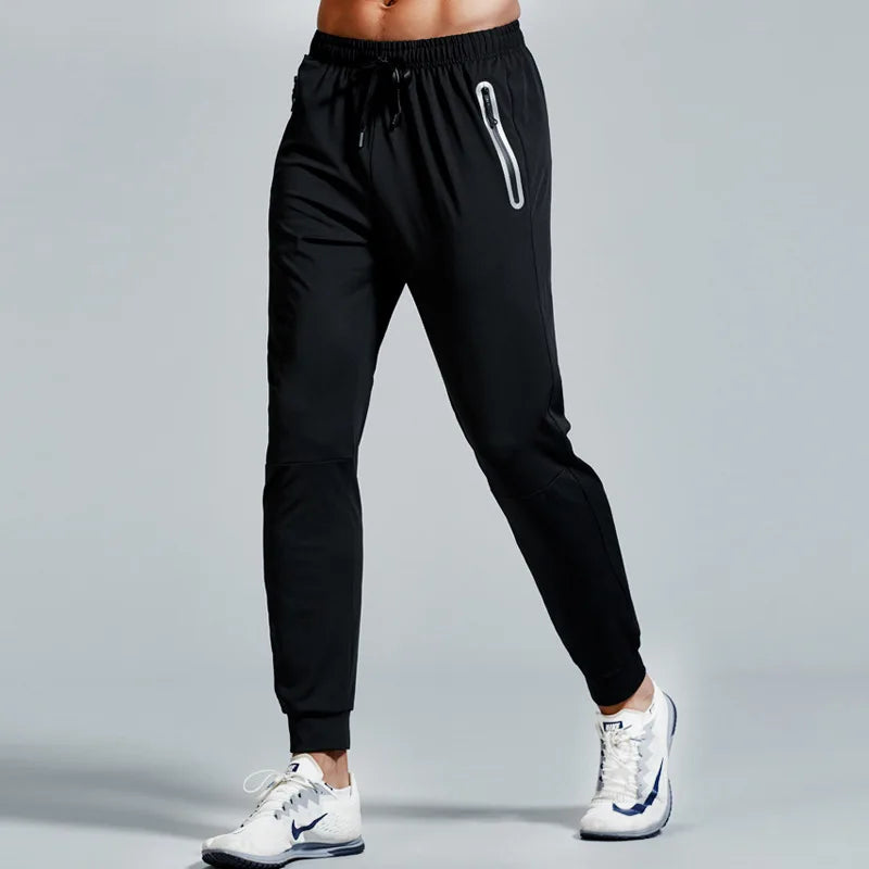 Men Fitness Set Short Sleeves Pants Quick Dry