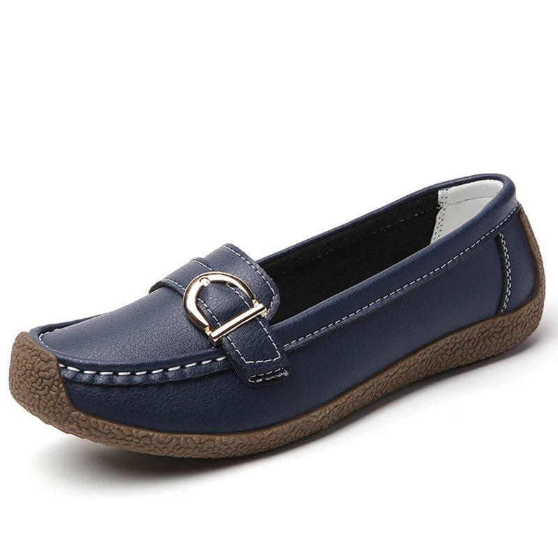 Woman Shoes New Low Heels Casual White Shoes