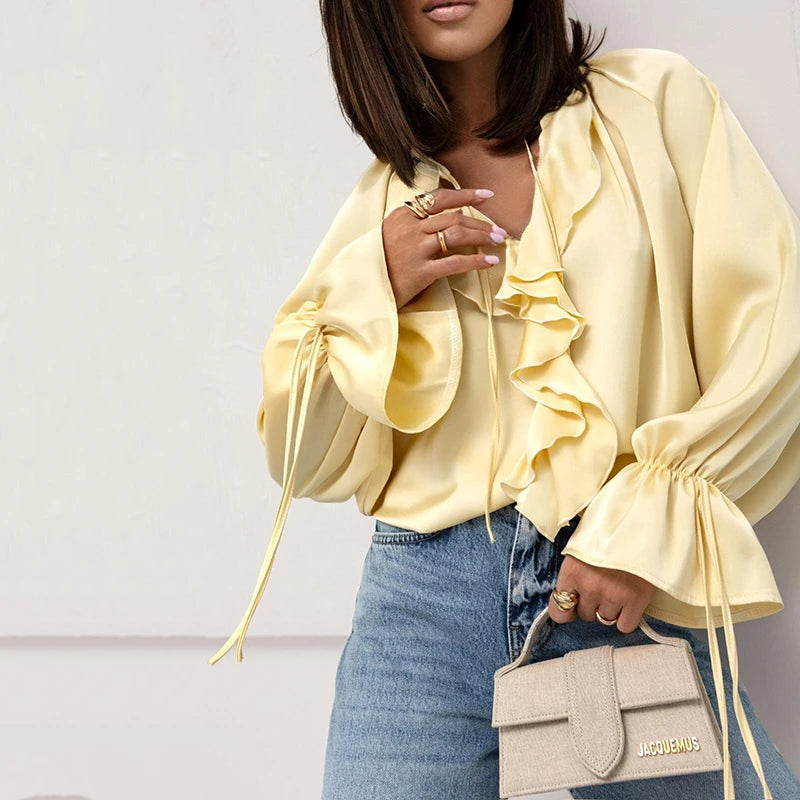 Spring Summer Fashion Loose Blouses for Women