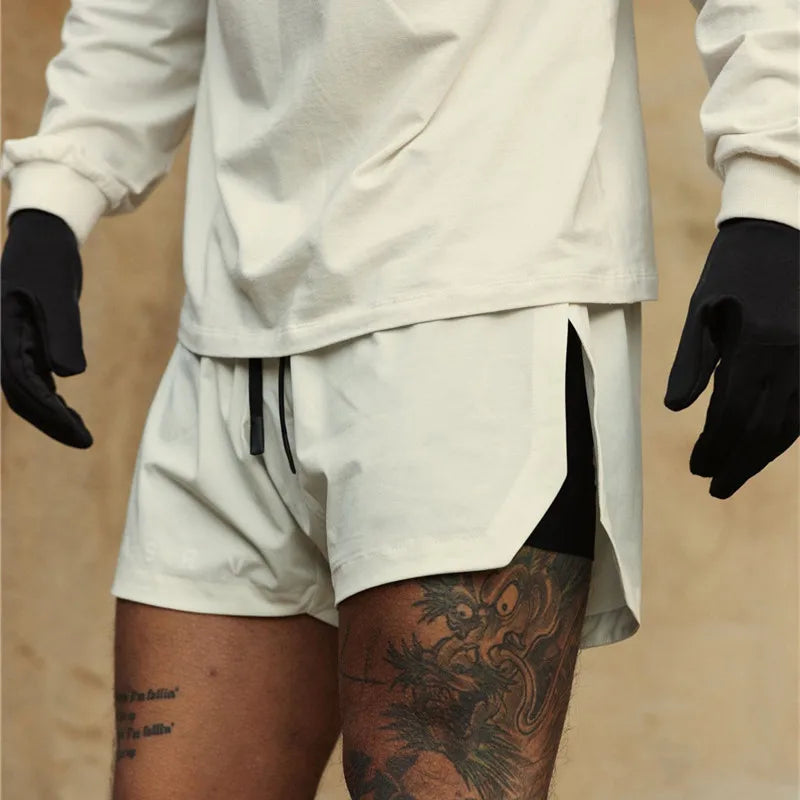 Men's Running Shorts Fitness Training Gyms Shorts