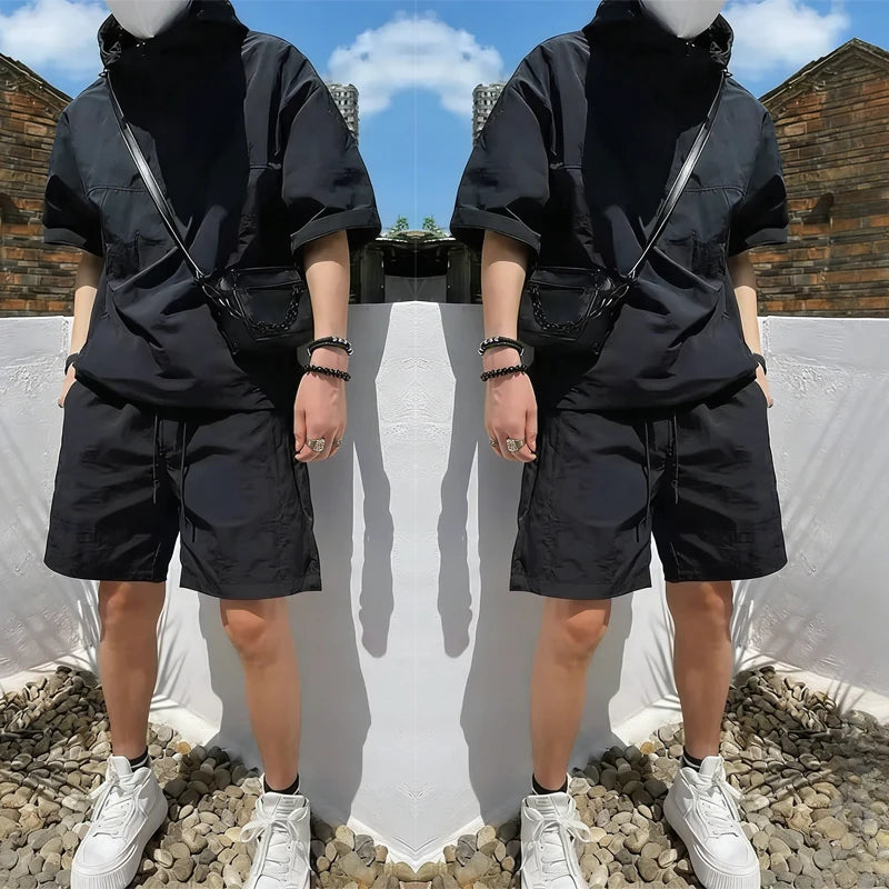 Matching Sets Summer Sports Cargo Style Pulllover