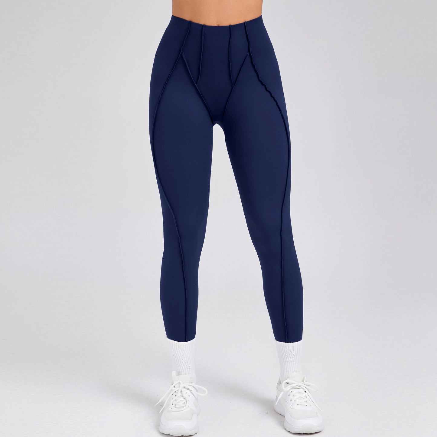 Women Nude Straps Yoga Pants Squat Proof