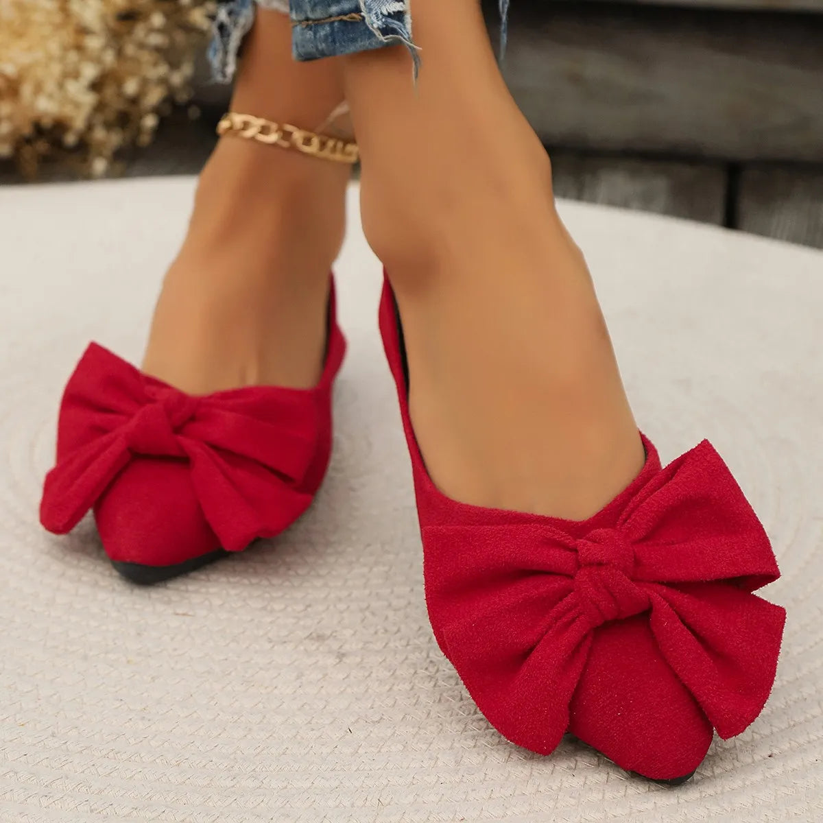 Women Flats Shoes Pointed Toe Female Loafers