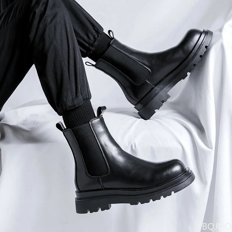 boots for men comfortable versatile thick sole