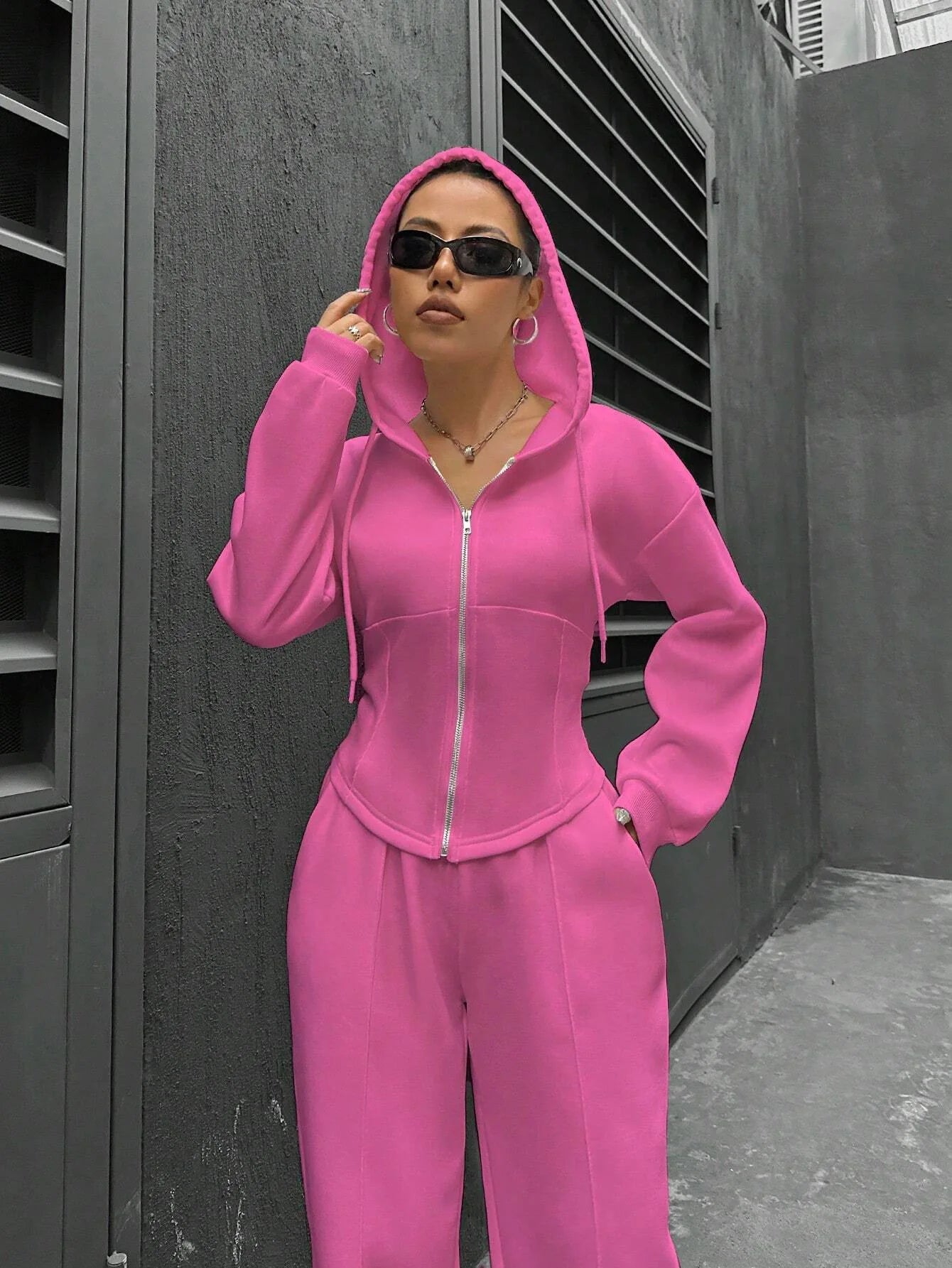 Sweatshirt Two-piece Set Women's Casual Sports Suit