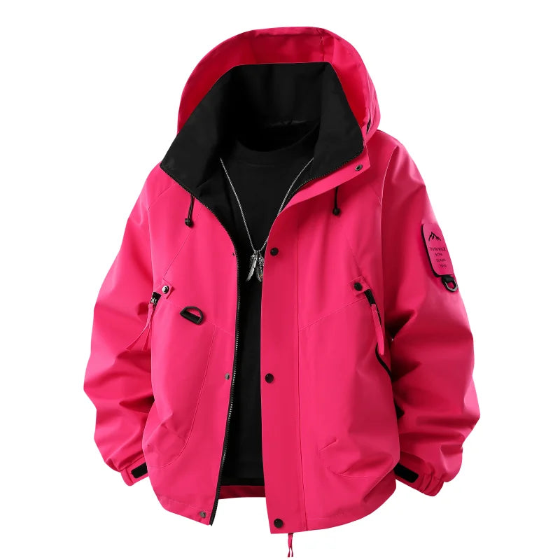Men's Windbreaker Jacket Casual Coat for Camping