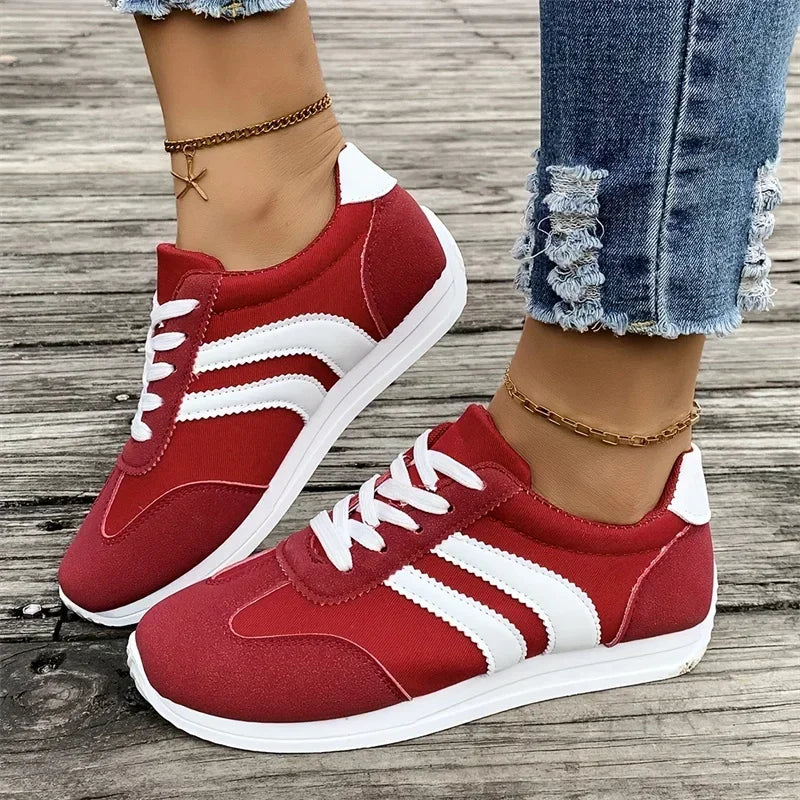 Women Sneakers Spring Lightweight Comfort Vulcanized Flat Shoes