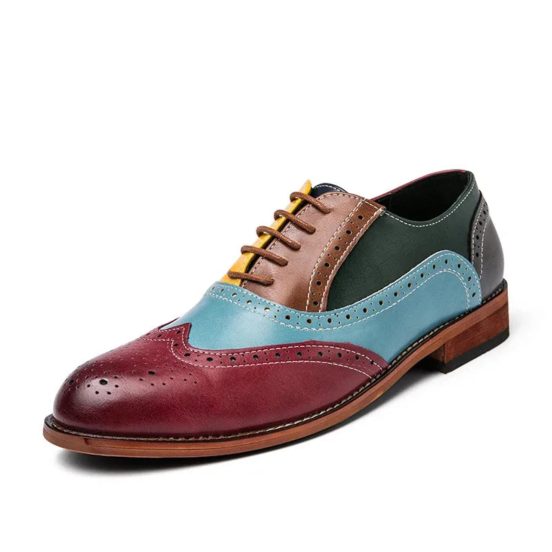 Men's Leather Shoes Casual Comfortable Dress Shoes