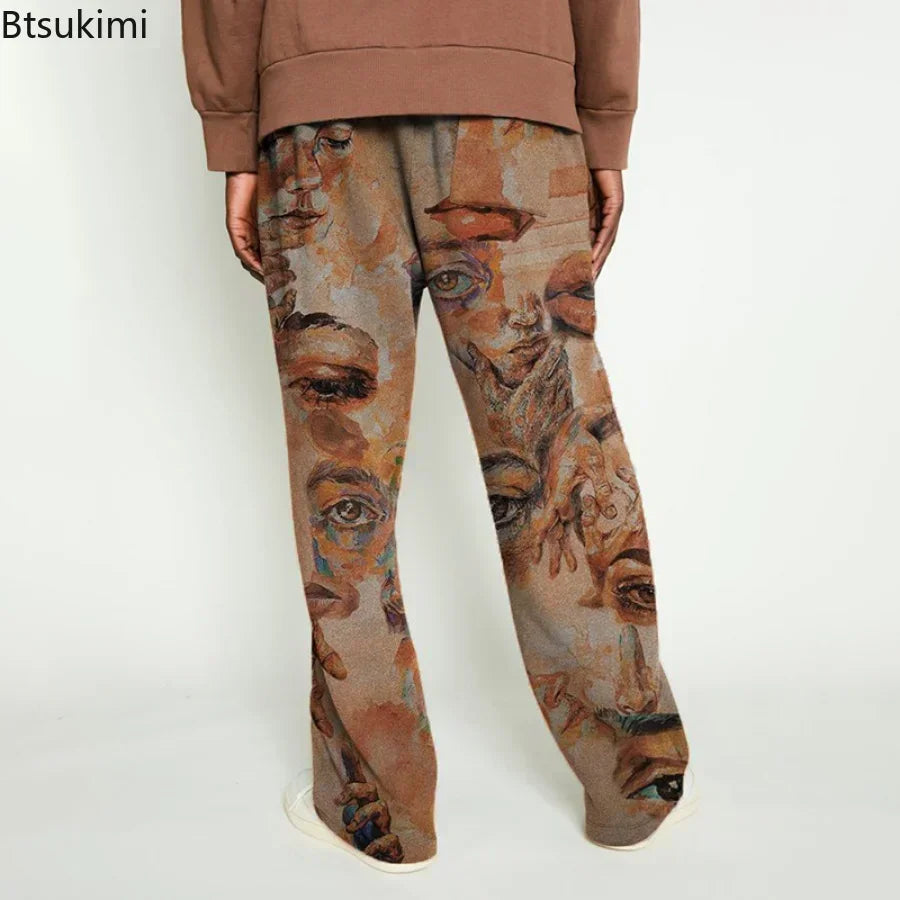Men's High Street Loose Wide Leg Pants