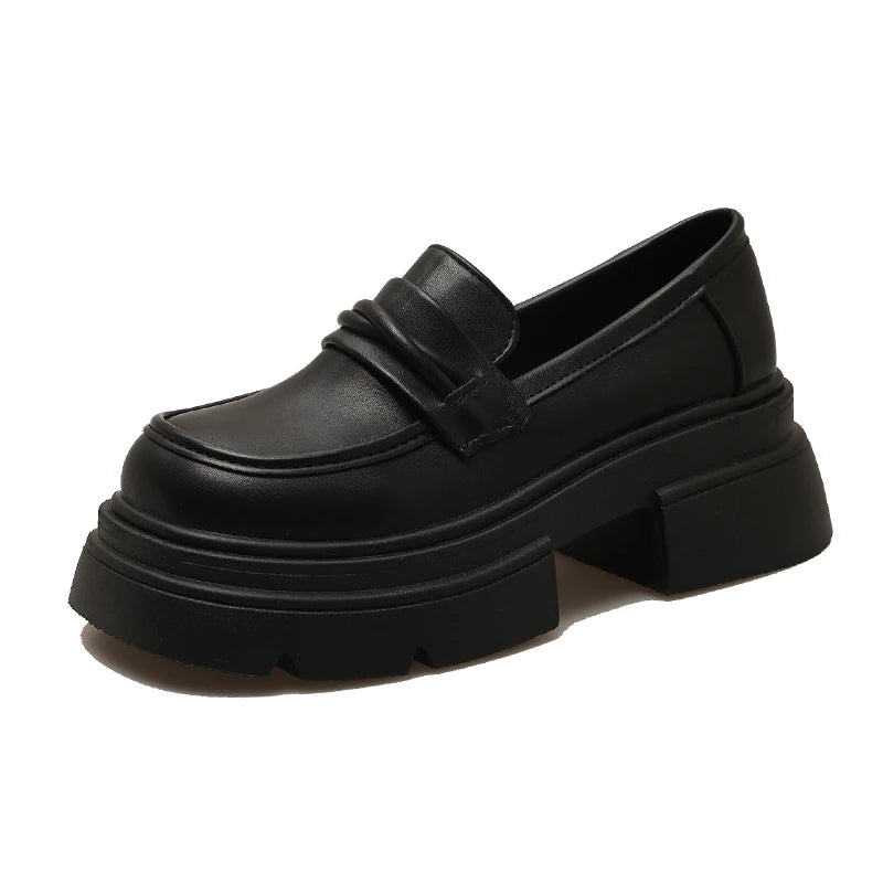 High-heel Loafers for Women, Height-increasing Women's Shoes