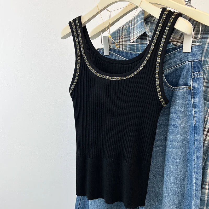 Tank Top Women New Summer O-Neck