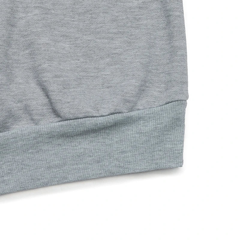 Women's Gray Pearl Embellished Cutout Sweatshirt