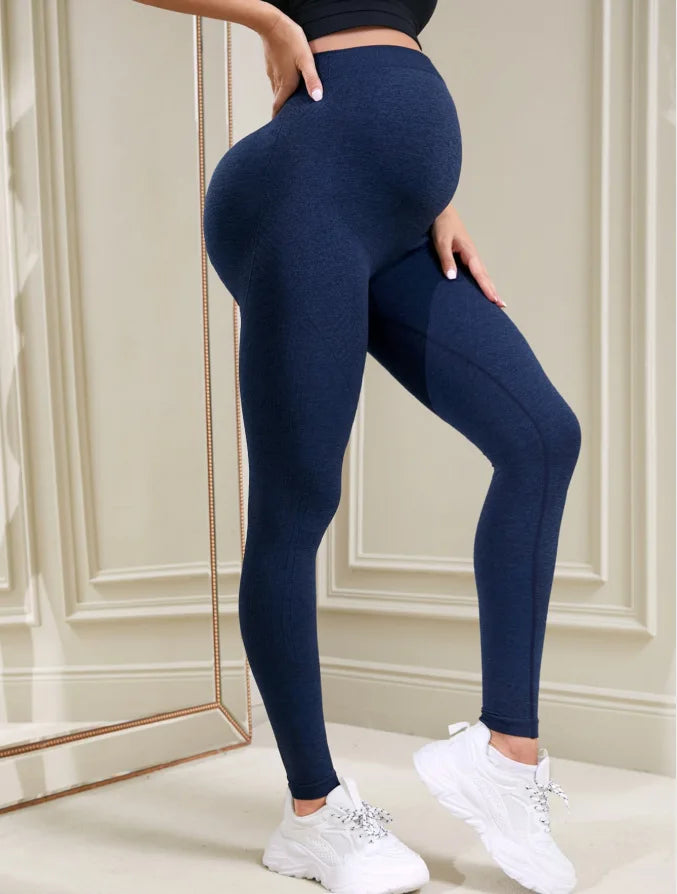 Women's Maternity Leggings Over The Belly Full Length Pregnancy Yoga Pants