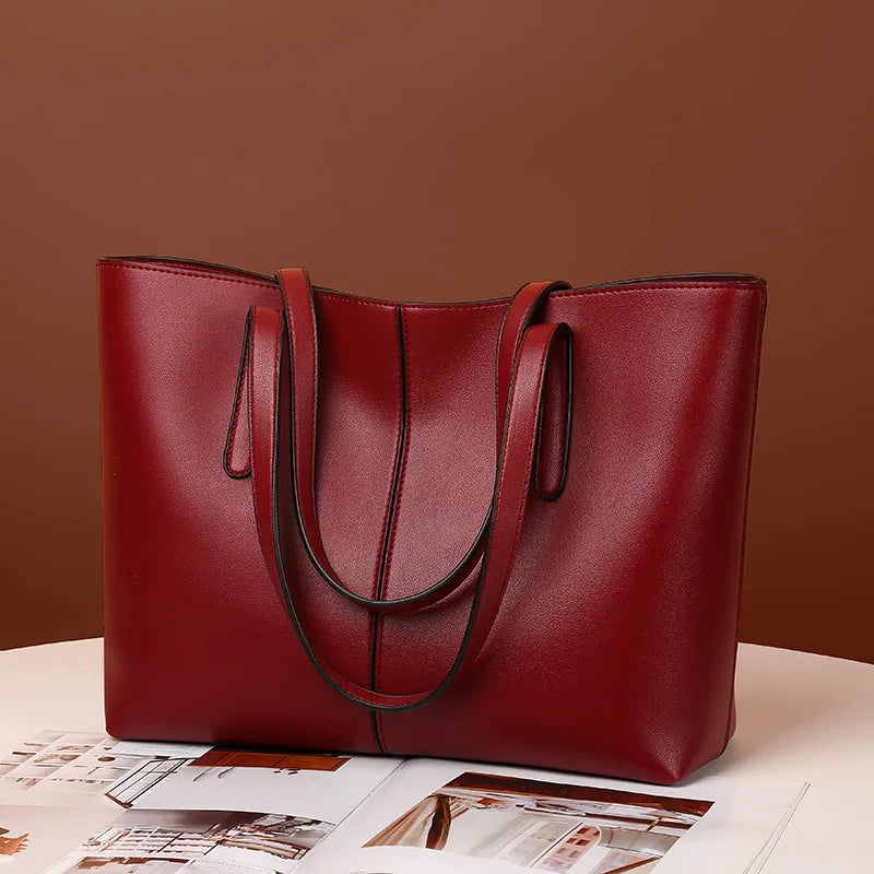 Women's Tote Bags Simple Large Capacity Femal Shoulder Bag