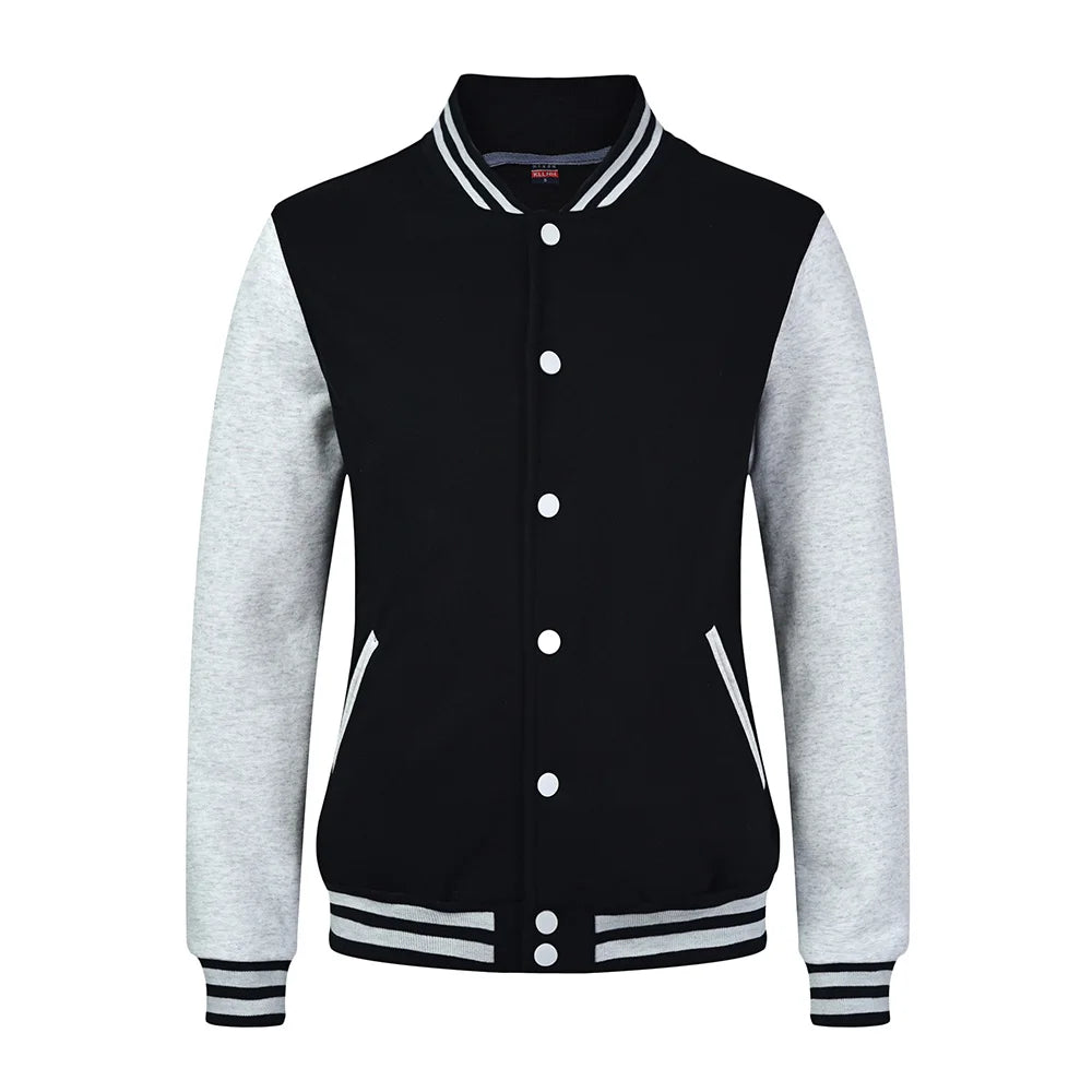 Slim Fit College Varsity Coat Women's Jacket