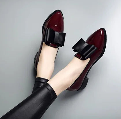 Flats Shoes Pointed Toe Women Bow Women Shoes