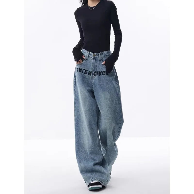 Blue Jeans Women Embroidered Design