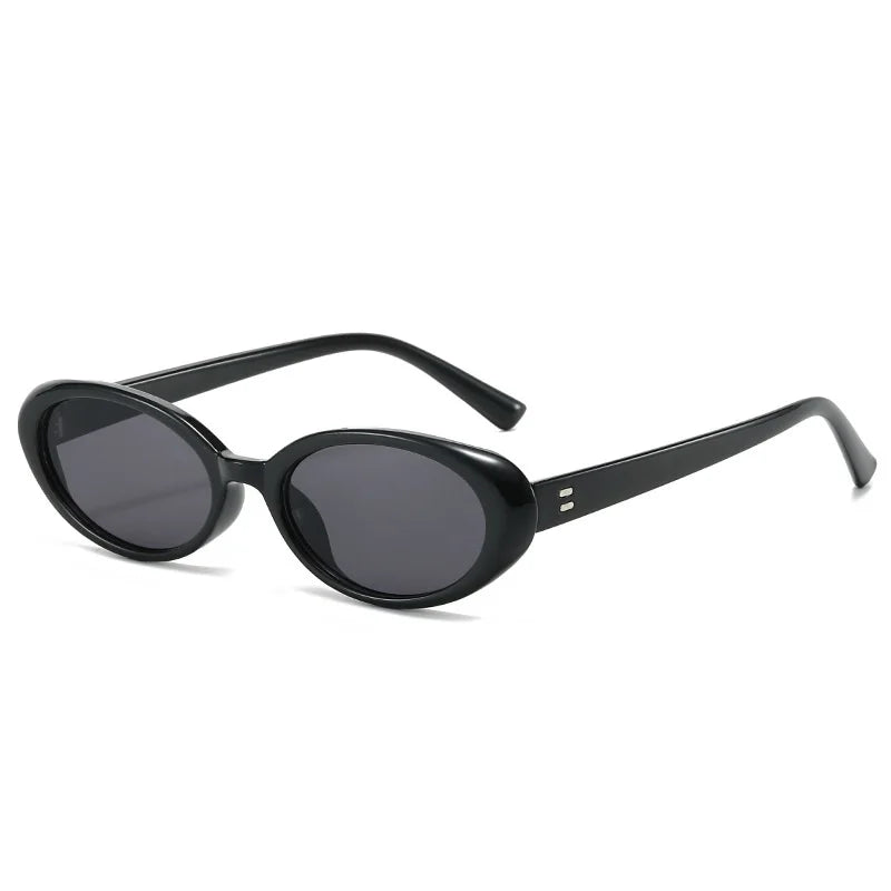 Small Oval Sunglasses for Women Vintage Design Sun glasses