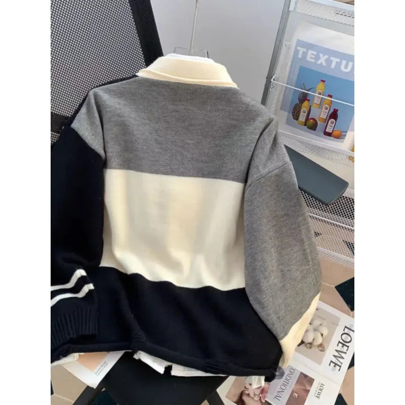 Sweater Jacket for Women Loose and Lazy Style Soft and Sticky Knitted Sweater