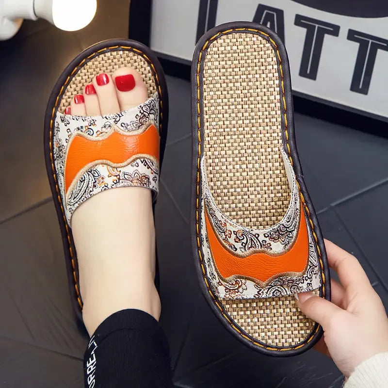Slides Shoes For Women Flat Pink Sandals