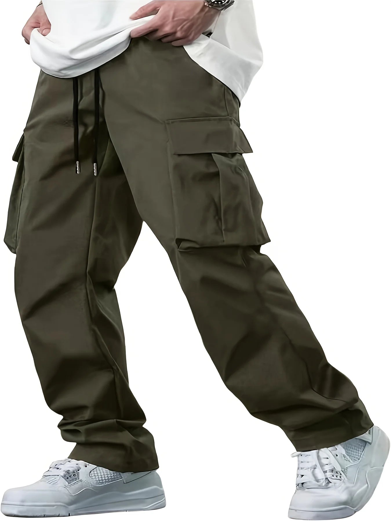 men's workwear pants, European and American loose straight casual pants