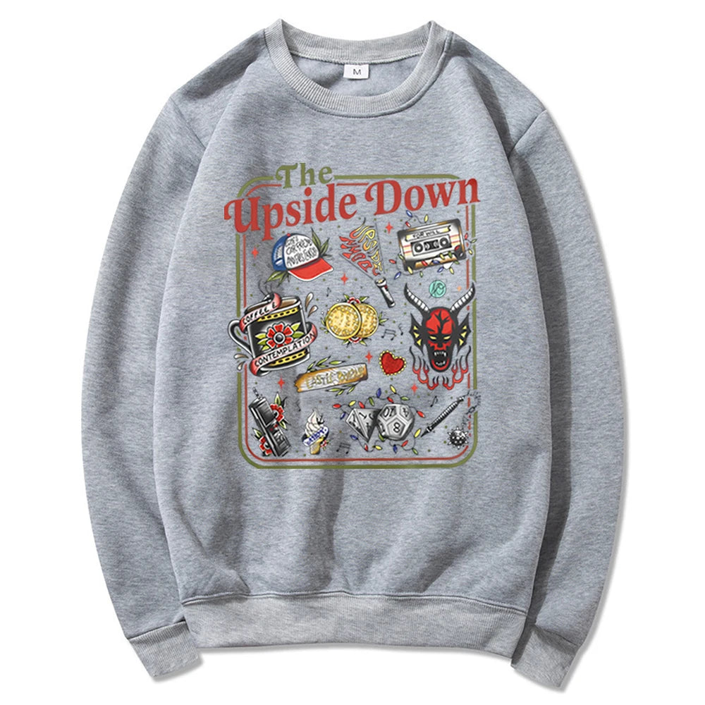 Sweatshirt Upside doWn funny clips for ladies