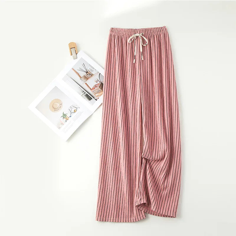 Wide Leg Women's High Waist Drape Pleated Loose Casual pants