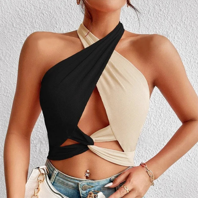 Women Summer Tank Tops Knit Sexy
