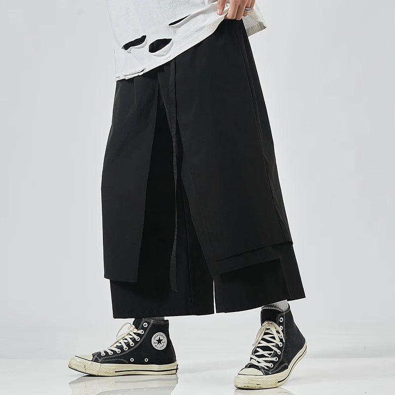 Wide Leg Pants Jogger Pants Patchwork Casual Joggers