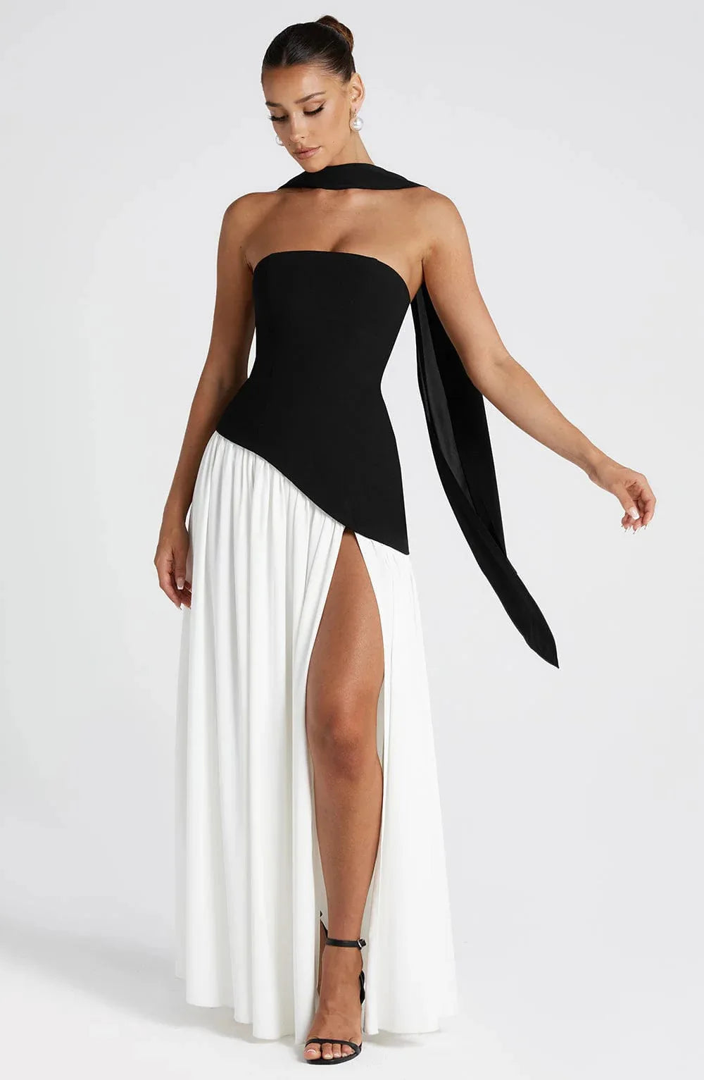 Sheath Solid Color Split Dress Sexy Backless High Split Skirt Women's Clothing