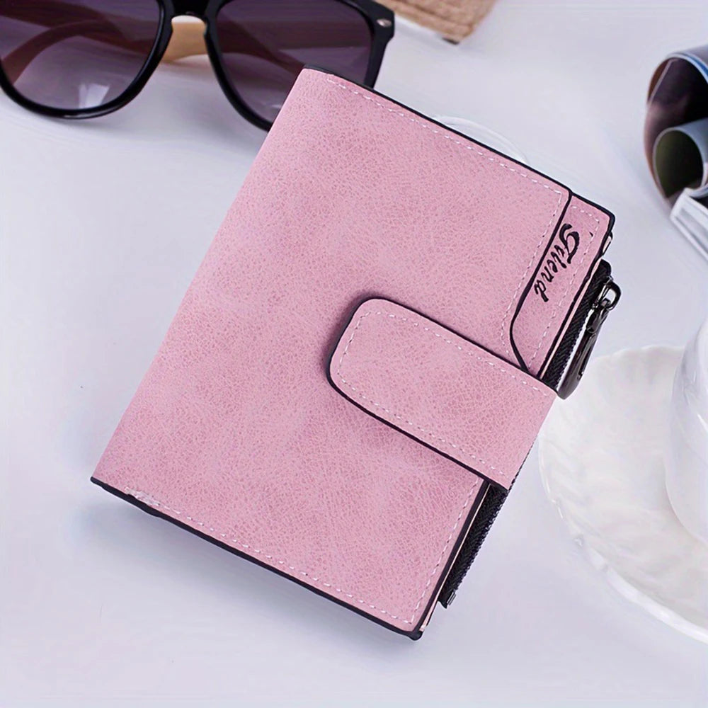Women Short Wallets PU Leather Fashion Casual Female Purse