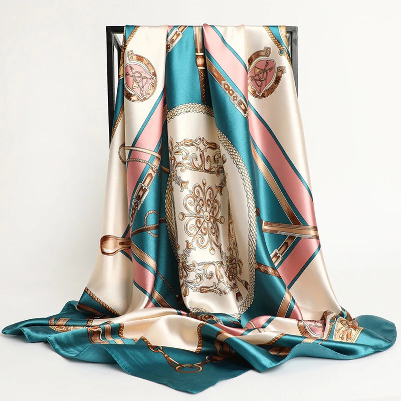 f Ladies Chiffon Shawl Wrap Muffler Bandanna Female Headscarf