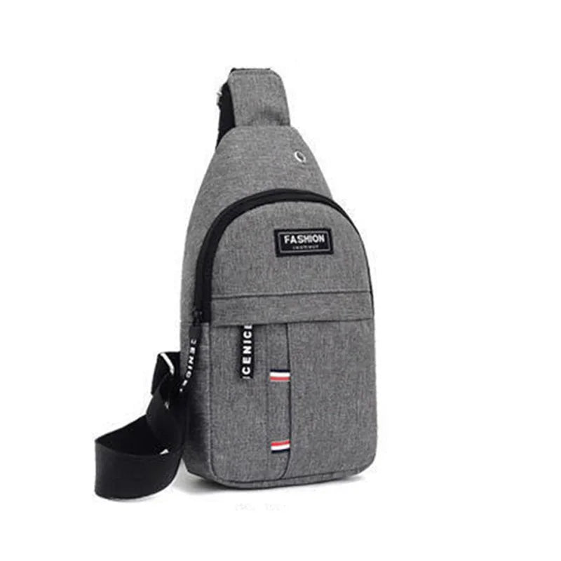 Men's Chest Bags Casual Waist Bags Small Short Trip Travel Carry Bags
