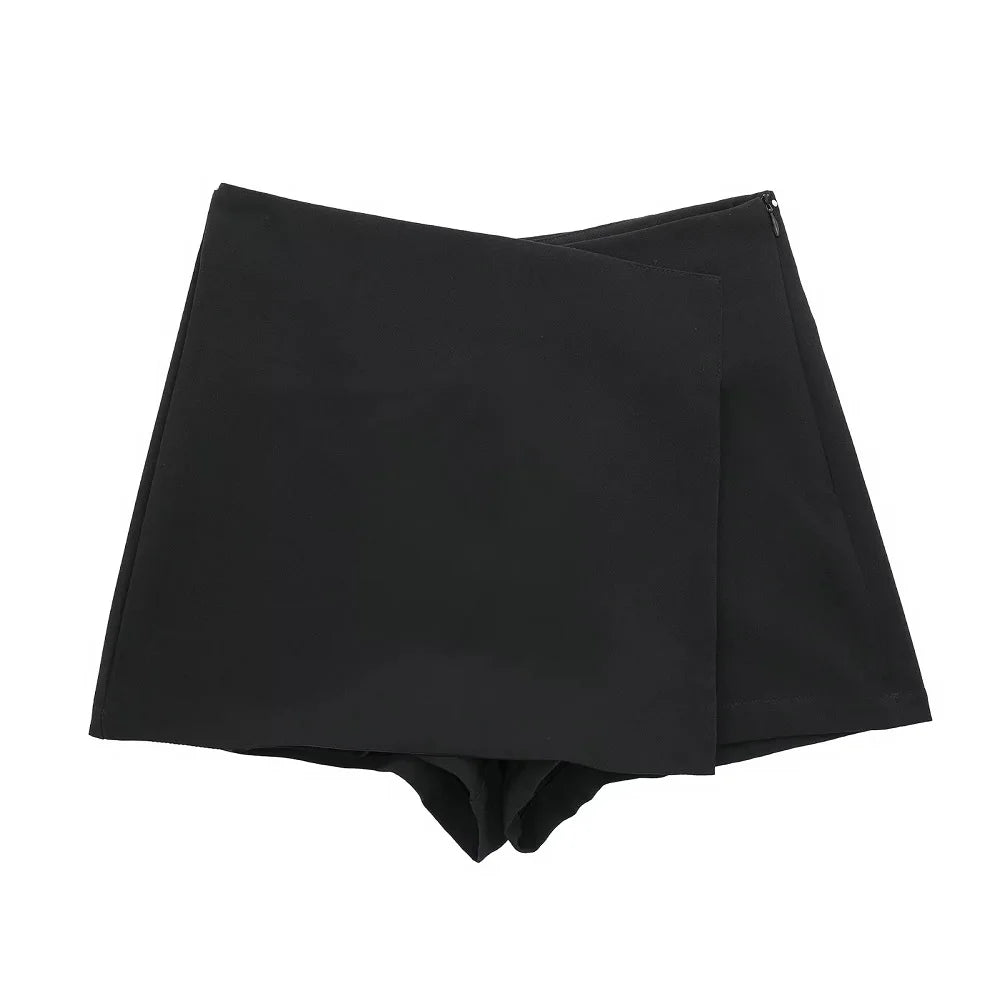 Asymmetric High waist Shorts Skirts for Women