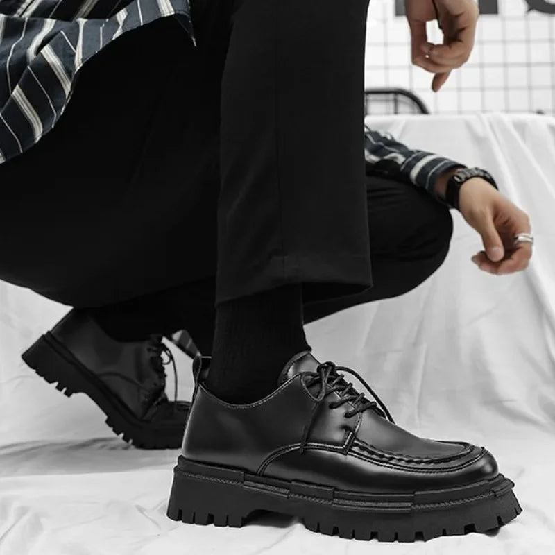 Men's Leather Shoes Dress Formal Business Male Casual Shoe