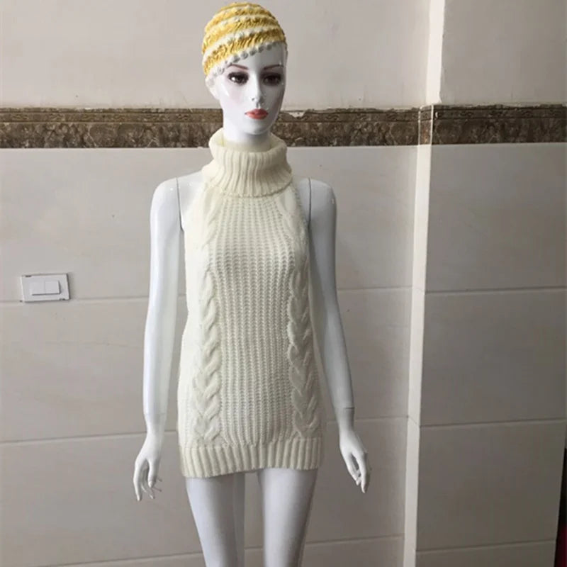 Sexy shoulder And Bra Exposure Cosplay Women's Knitwear