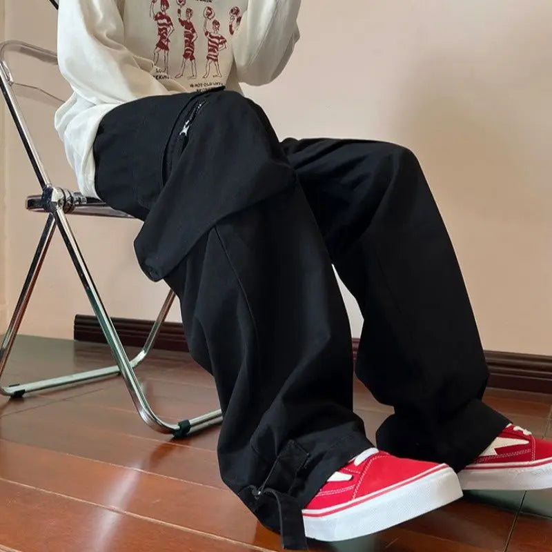 Wine Red Work Pants Mens