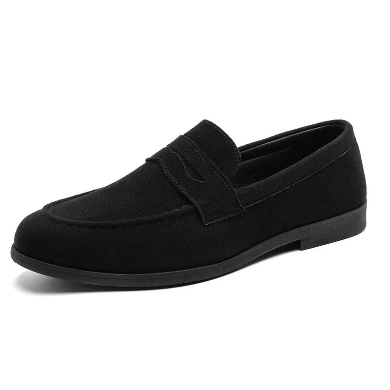Men's Suede Slip-On Loafers