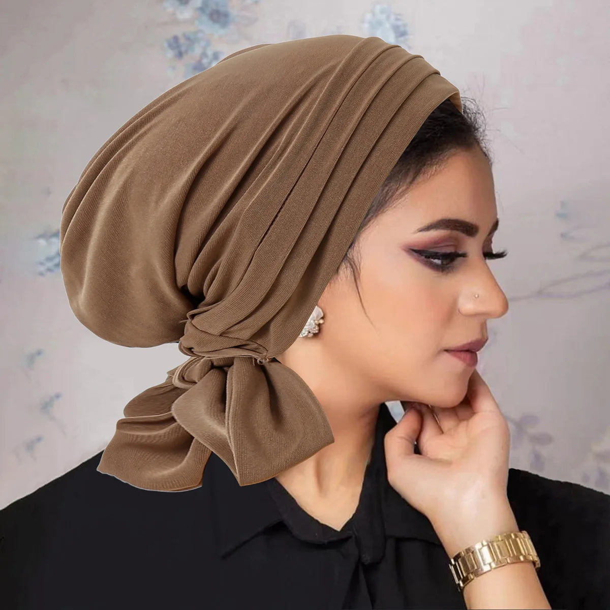 Ladies' Headscarf Long-Tailed Tied Headscarf