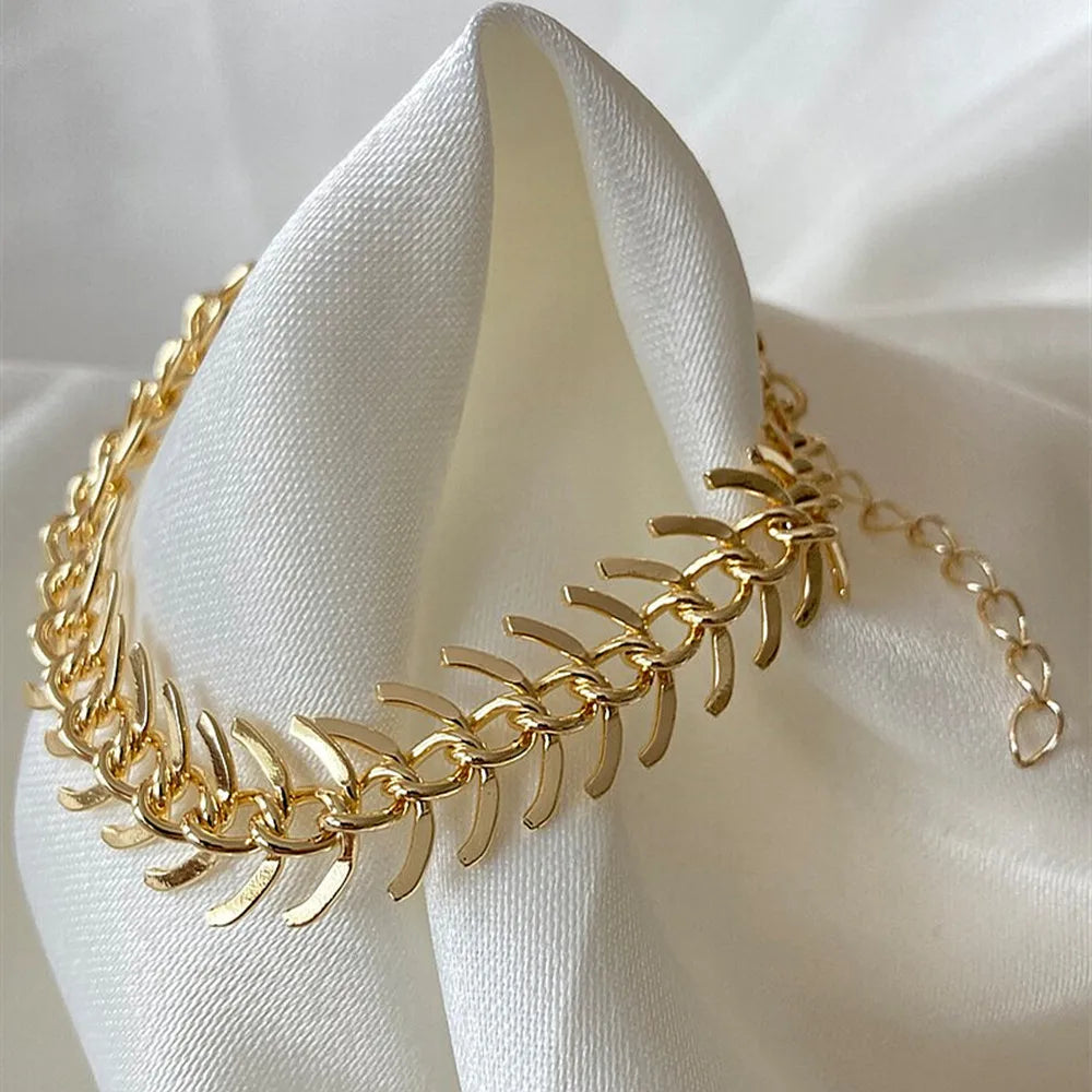 Men's Bracelet - Spine Shaped Brass Bracelet Jewelry Gifts for Men