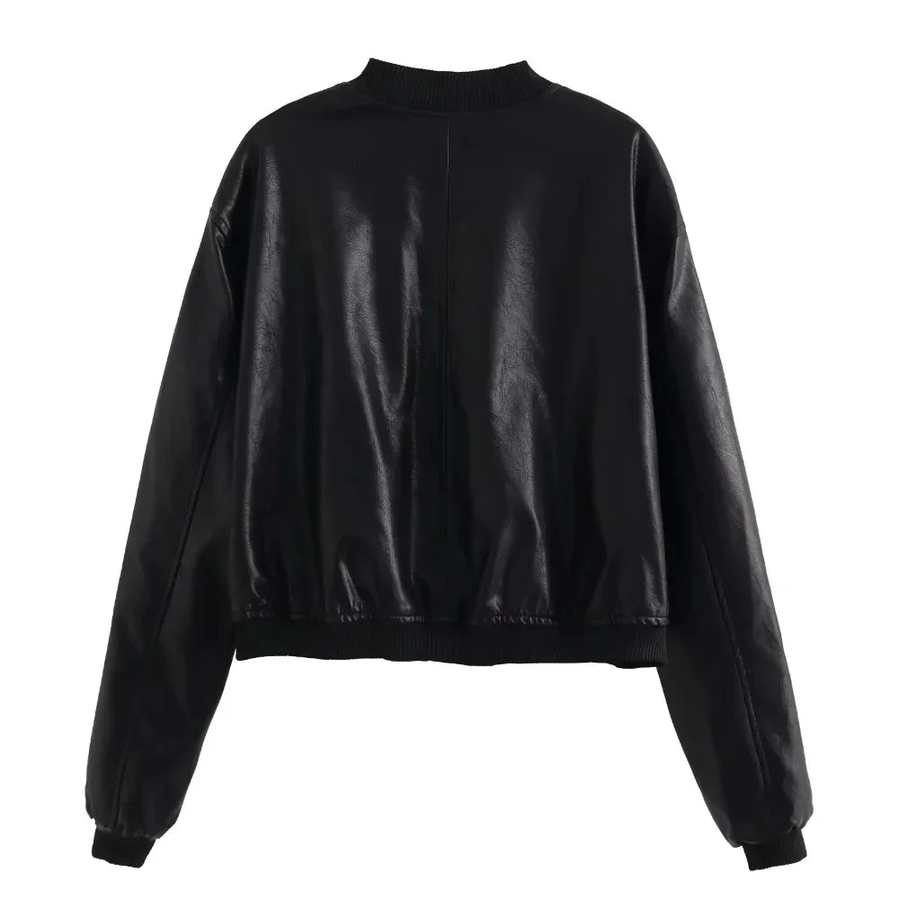 Women's Jackets Cropped Long Sleeve Tops