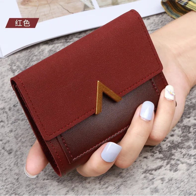 Women's Leather Wallet with Zipper