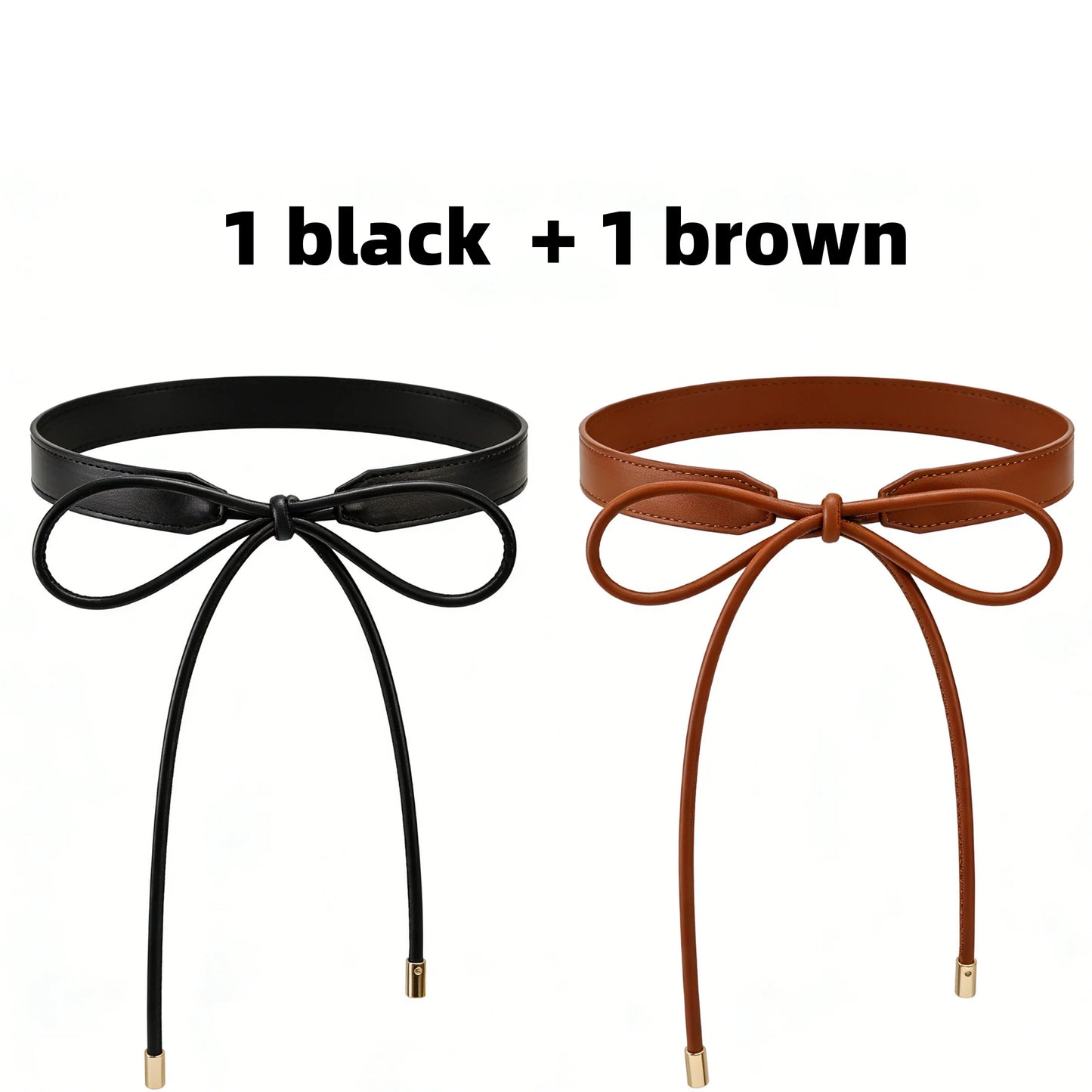 Women's Waist Belt Adjustable Bow